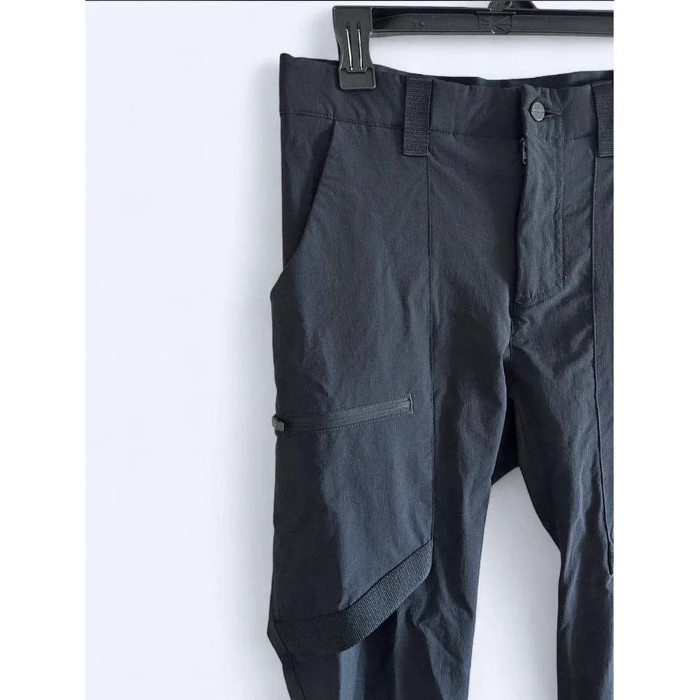 Adidas Terrex Pants Mens L (30x32)  Black Zupahike Utility Cargo Hiking Stretch